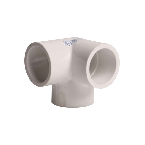 1 Inch Slip X Slip X Slip PVC Side Outlet Elbow. SCH 40